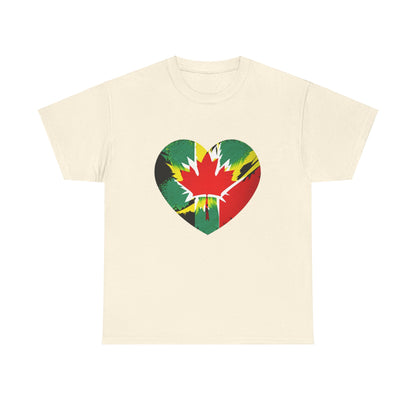 Jamaican-Canadian pride: Unisex Heavy Cotton Tee