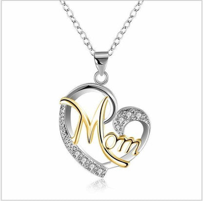 Heart-Shaped Diamond Necklace | Mother's Day Gift