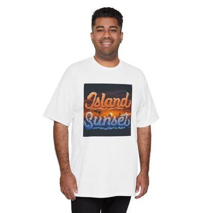 Island sunset Unisex Ultra Cotton® Tall T-Shirt