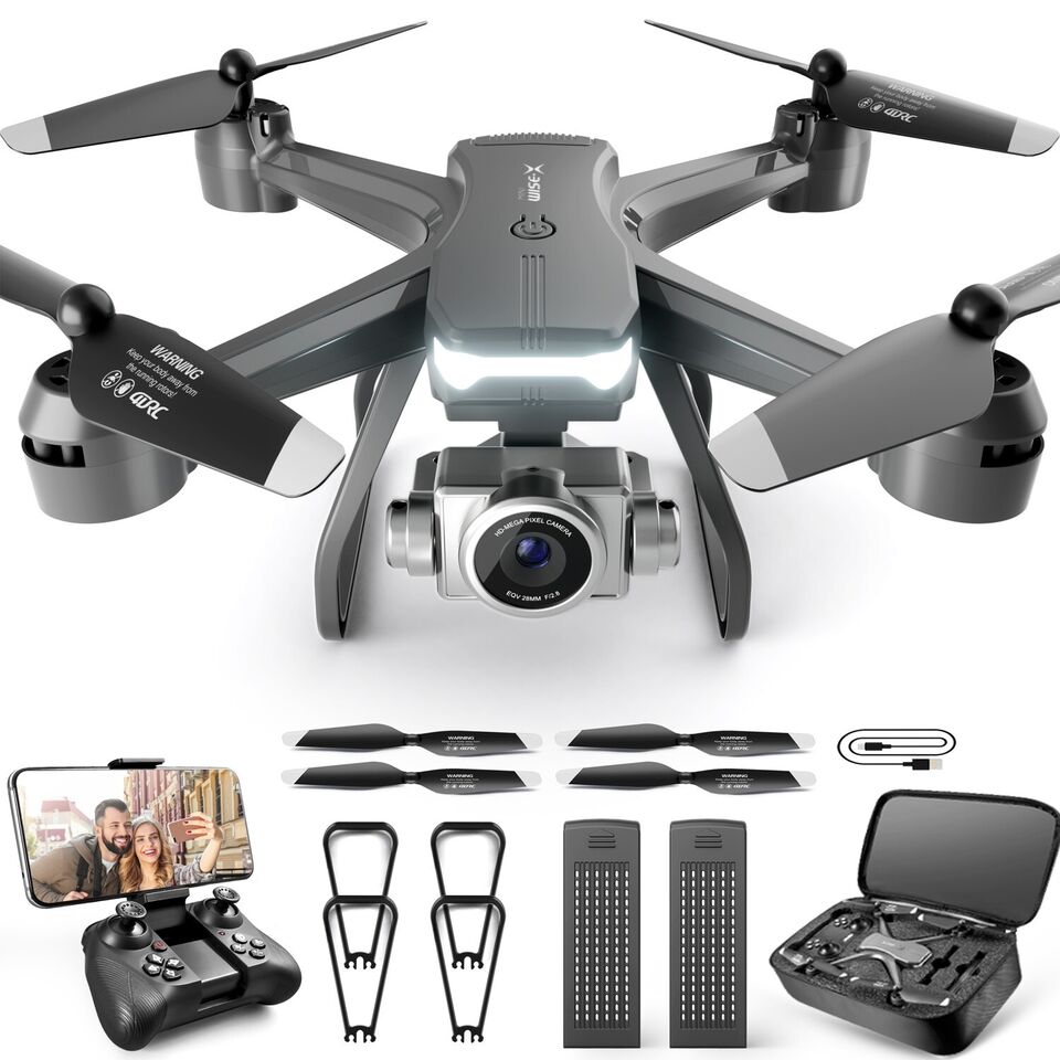 V14 FPV Drone with 1080P HD Camera | Voice & Gesture Control | 30-Min Flight Time