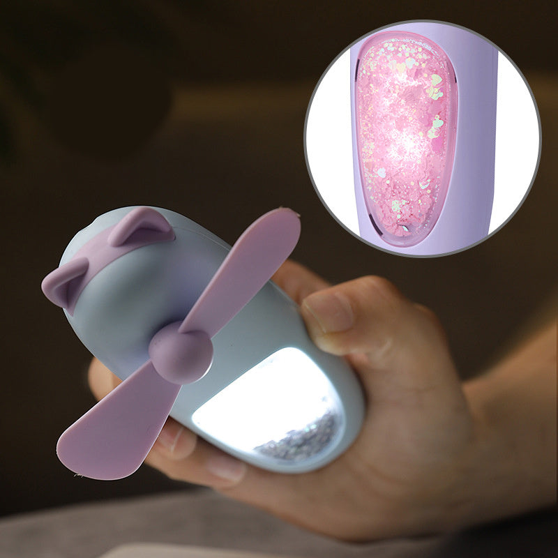 Quicksand Mini Fan – Compact, Powerful & Aesthetic Cooling On-the-Go