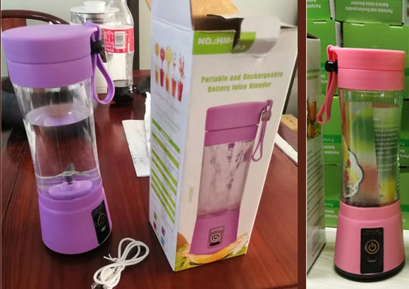 6-Blade Portable USB Rechargeable Blender – Smoothies On the Go! | M2k Trends