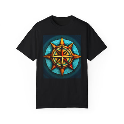 Calypso Compass Unisex Garment-Dyed T-shirt