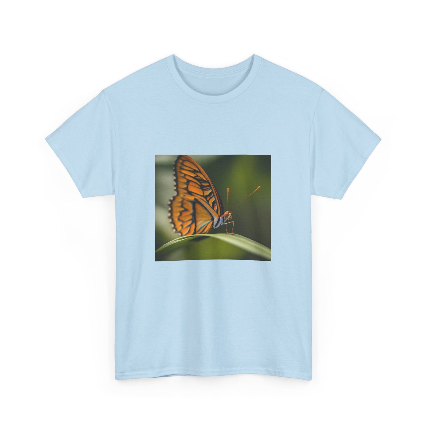 butter fly print Unisex Heavy Cotton Tee