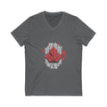 Comodidad canadiense: camiseta unisex de manga corta con cuello en V