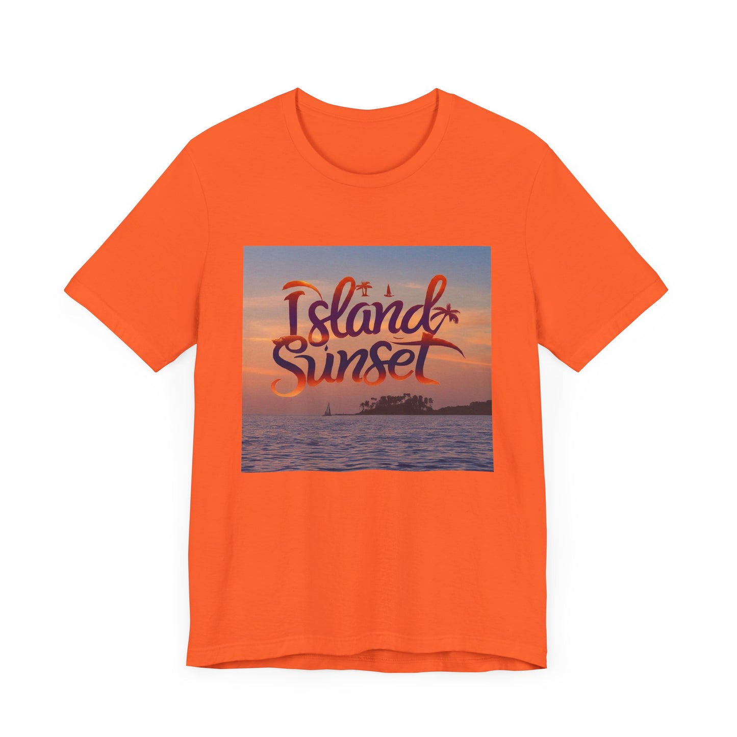 Islands sunset Unisex Jersey Short Sleeve Tee