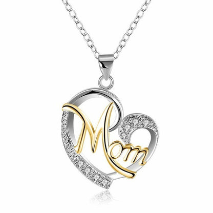 Heart-Shaped Diamond Necklace | Mother's Day Gift