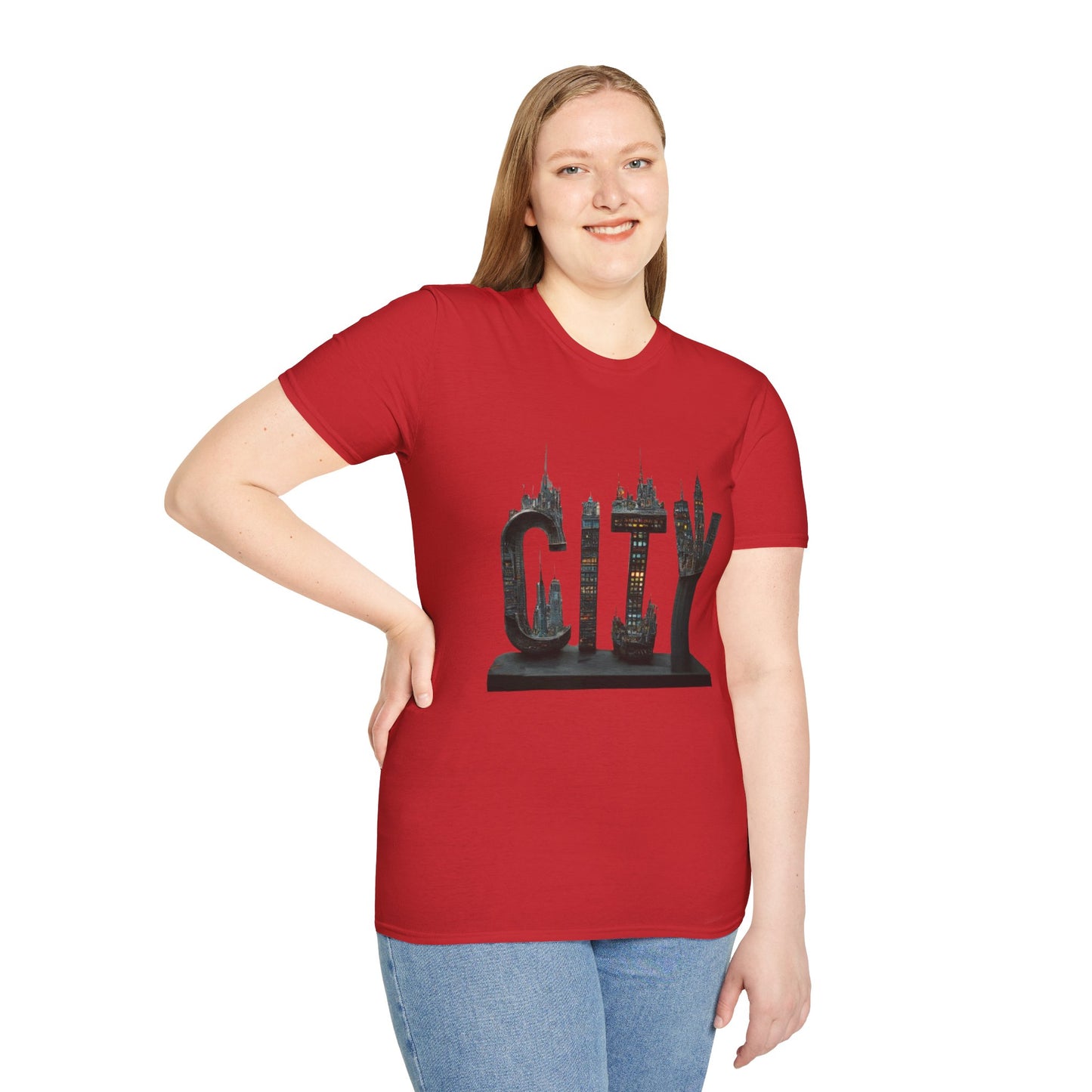 Unisex Softstyle  city tee shirt