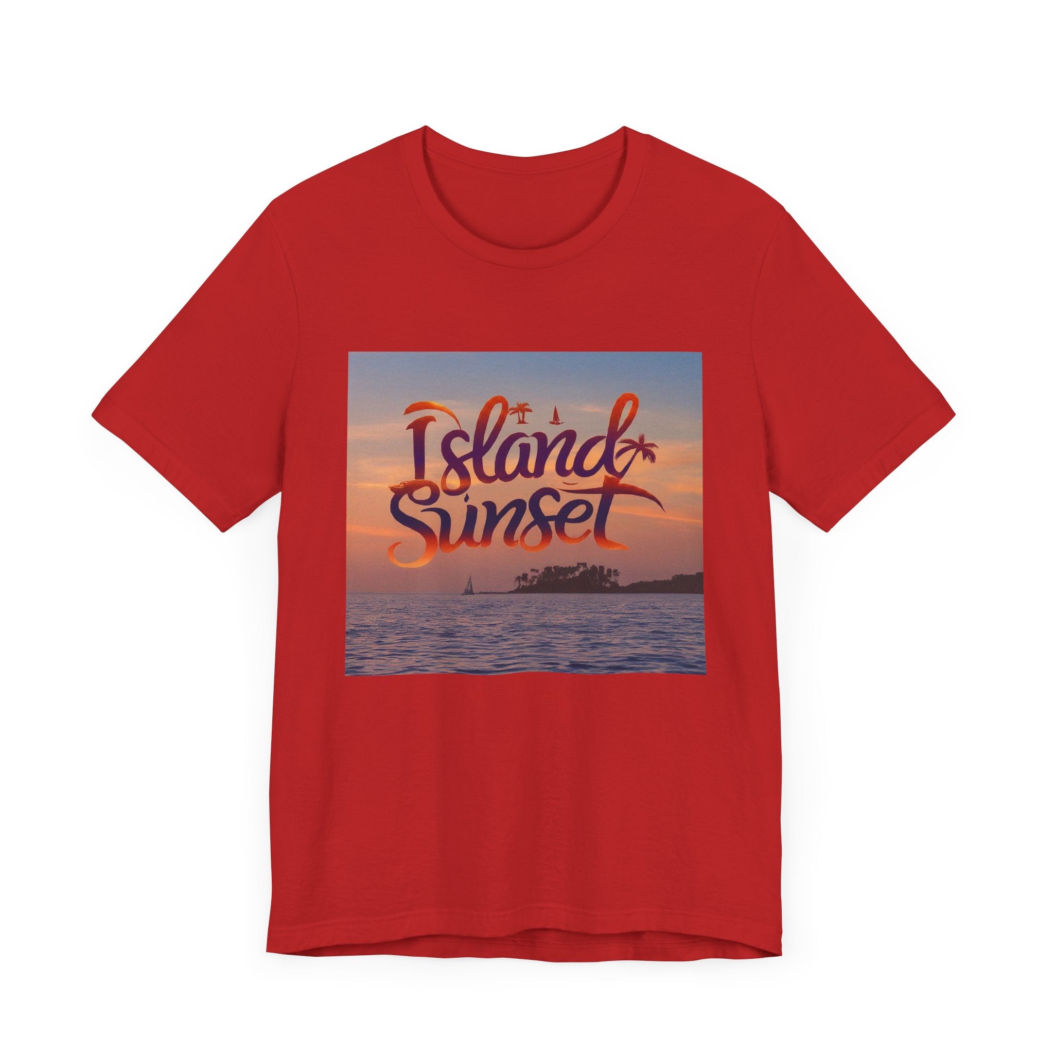 Islands sunset Unisex Jersey Short Sleeve Tee