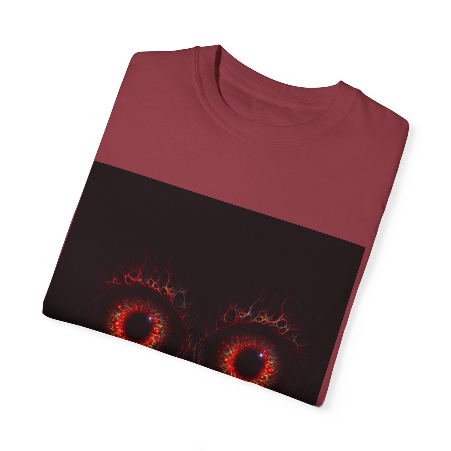 Halloween Unisex T-shirt with Scary Eyes Design