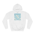 Bird Envelope College Hoodie - Pastel Romantic Minimalistic Design