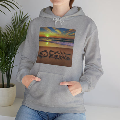 April queen Unisex Heavy Blend™ Hooded Sweatshirt