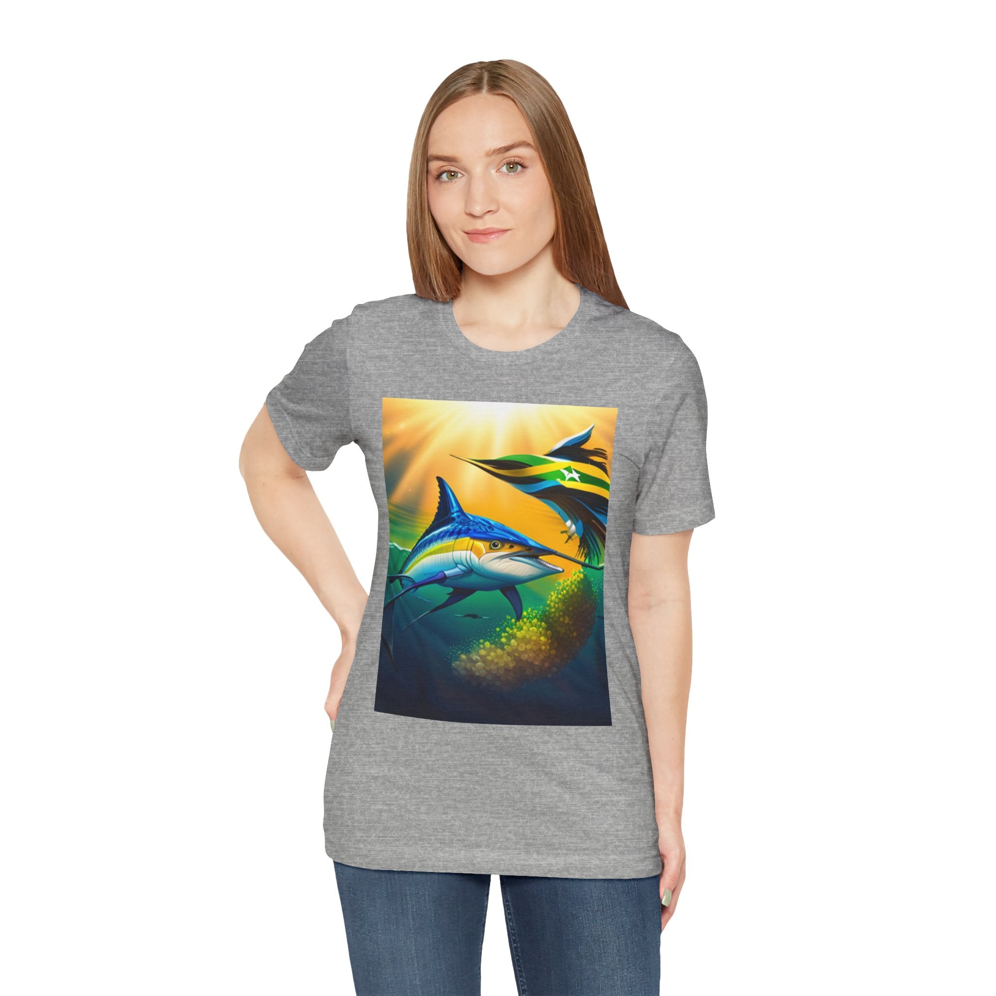 Rep Your Roots: Unisex Jersey Tees USA Jamaicans