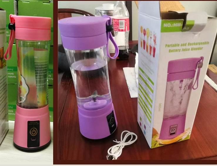 6-Blade Portable USB Rechargeable Blender – Smoothies On the Go! | M2k Trends