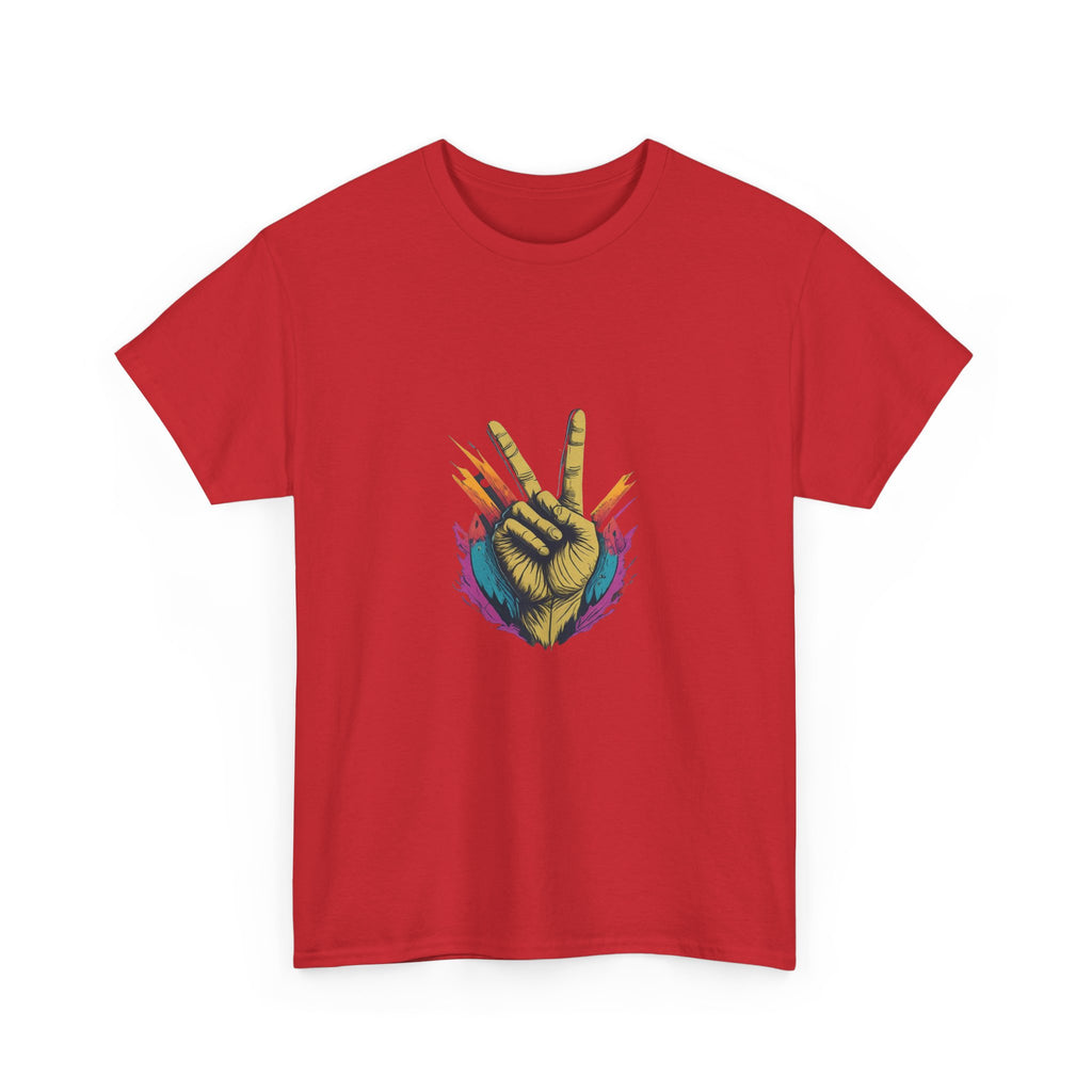 two fingers Unisex Heavy Cotton Tee