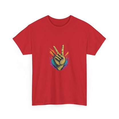 two fingers Unisex Heavy Cotton Tee