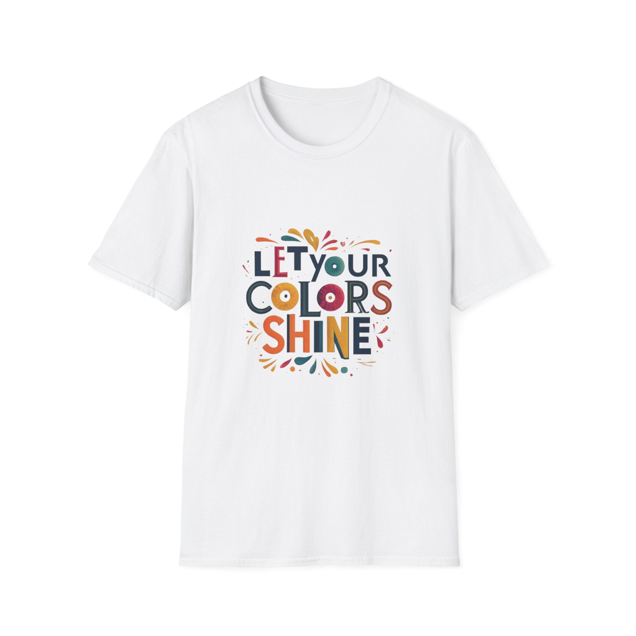 Let you colour shine Unisex Softstyle T-Shirt