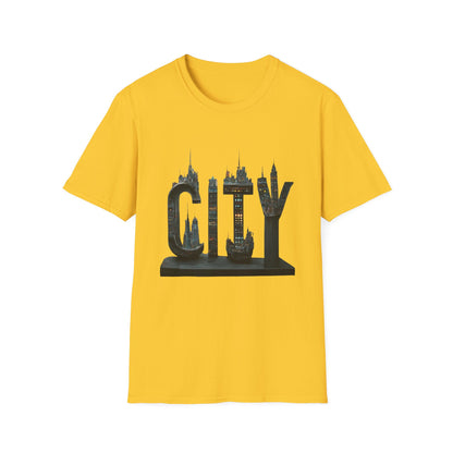 Unisex Softstyle  city tee shirt