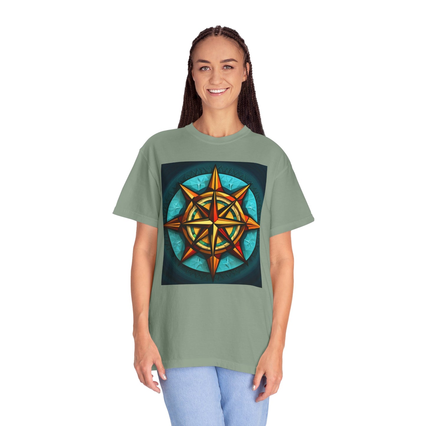 Calypso Compass Unisex Garment-Dyed T-shirt