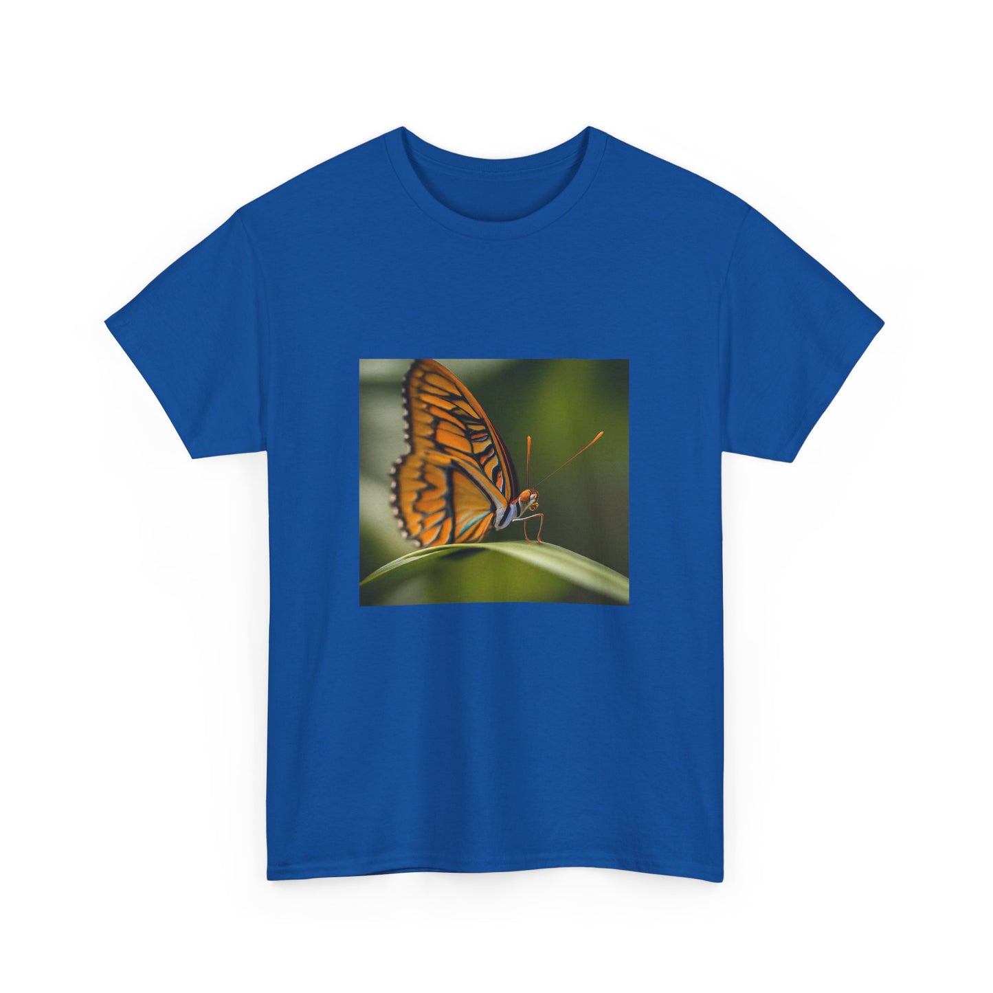 butter fly print Unisex Heavy Cotton Tee