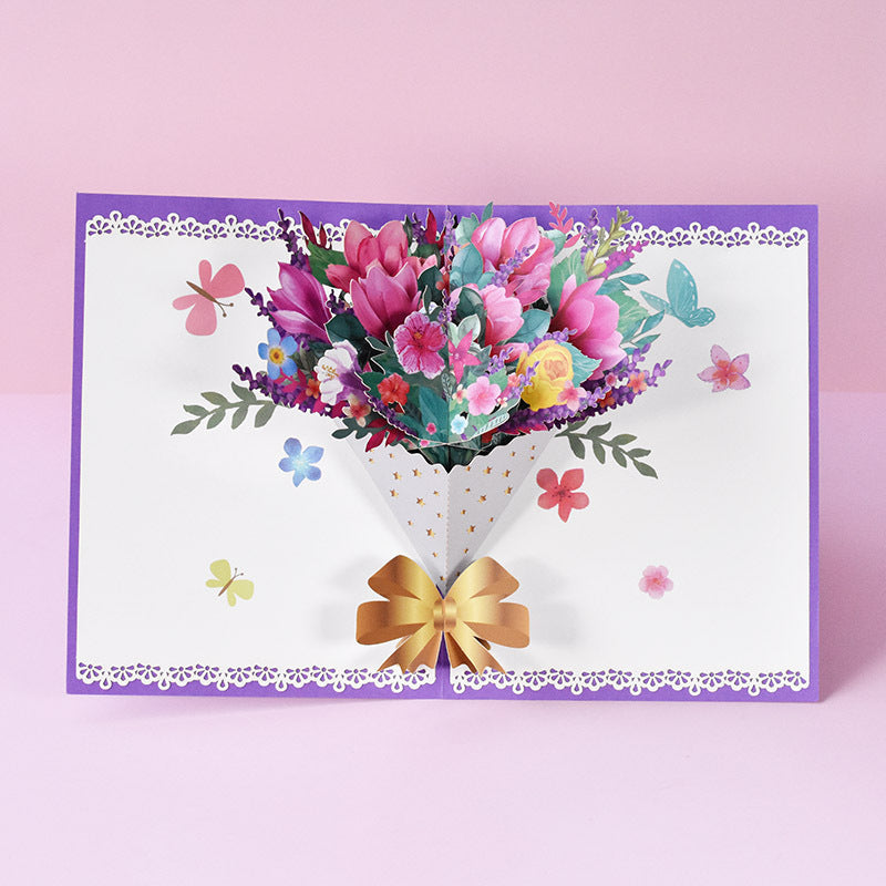 New Creative 3D Greeting Card Mother's Day Thanksgiving