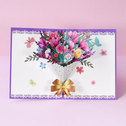 New Creative 3D Greeting Card Mother's Day Thanksgiving