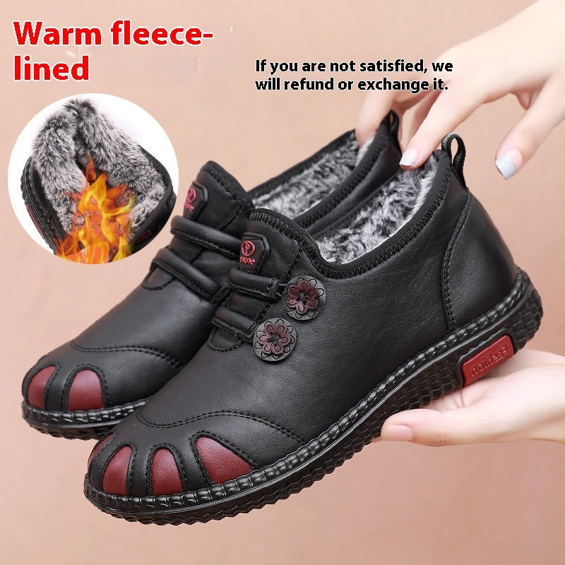 Winter Plus Velvet Warm Shoes Women