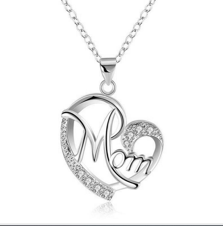 Heart-Shaped Diamond Necklace | Mother's Day Gift