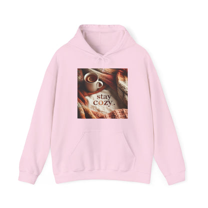 Unisex hoodie Sweatshirt - Cozy Blanket and Tea - Stay Cozy