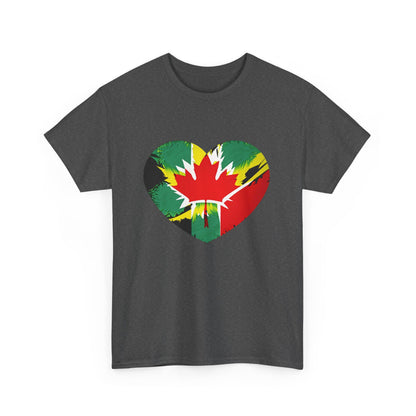 Jamaican-Canadian pride: Unisex Heavy Cotton Tee