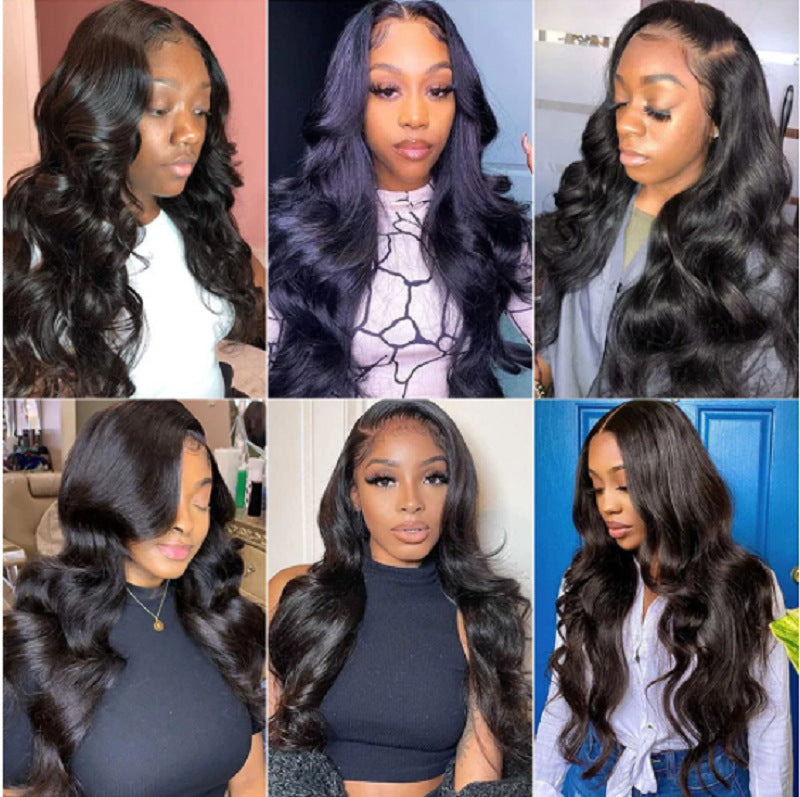 Premium Black Wig with Oblique Bangs for Women - Heat Resistant Synthetic Hair | M2K Trends