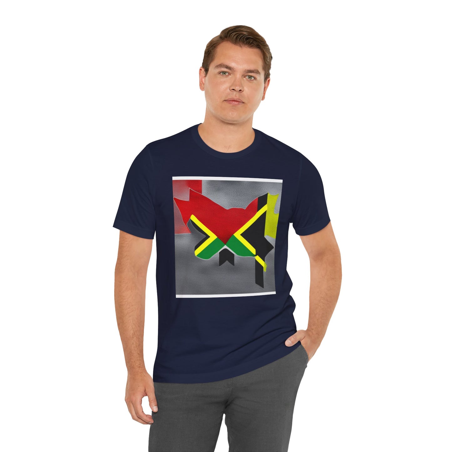 Unisex Jersey Short Sleeve Tee for Jamaicans-Canadians