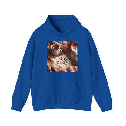 Unisex hoodie Sweatshirt - Cozy Blanket and Tea - Stay Cozy