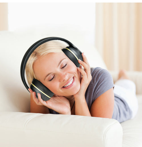 ANC Bluetooth 5.0 Noise-Cancelling Headphones – Over-Ear Wireless Headset