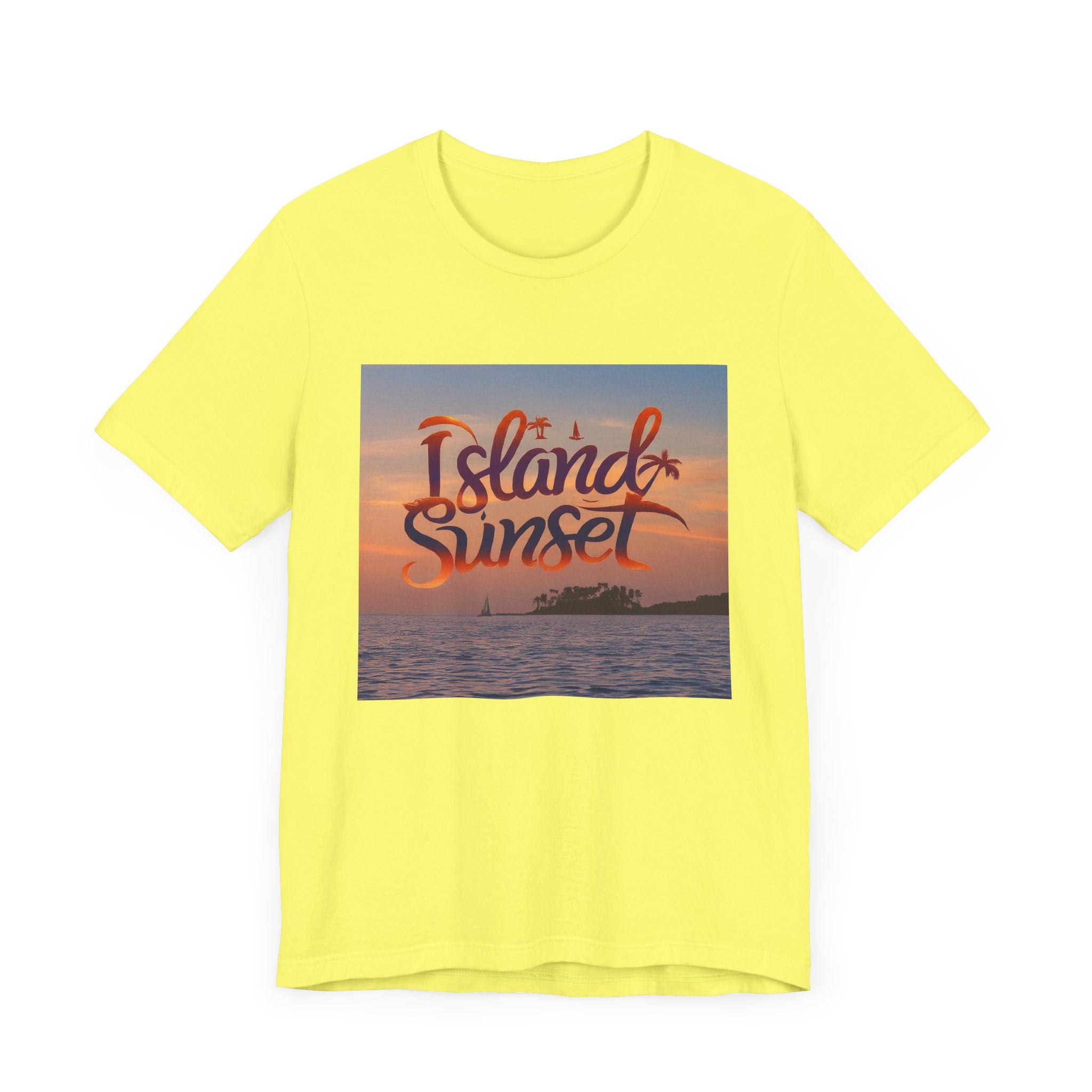 Islands sunset Unisex Jersey Short Sleeve Tee