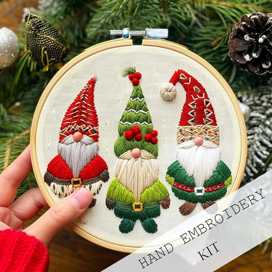 Cross-border New Embroidery Christmas Embroidery KIT Christmas KIT Embroidery Handicraft DIY Material