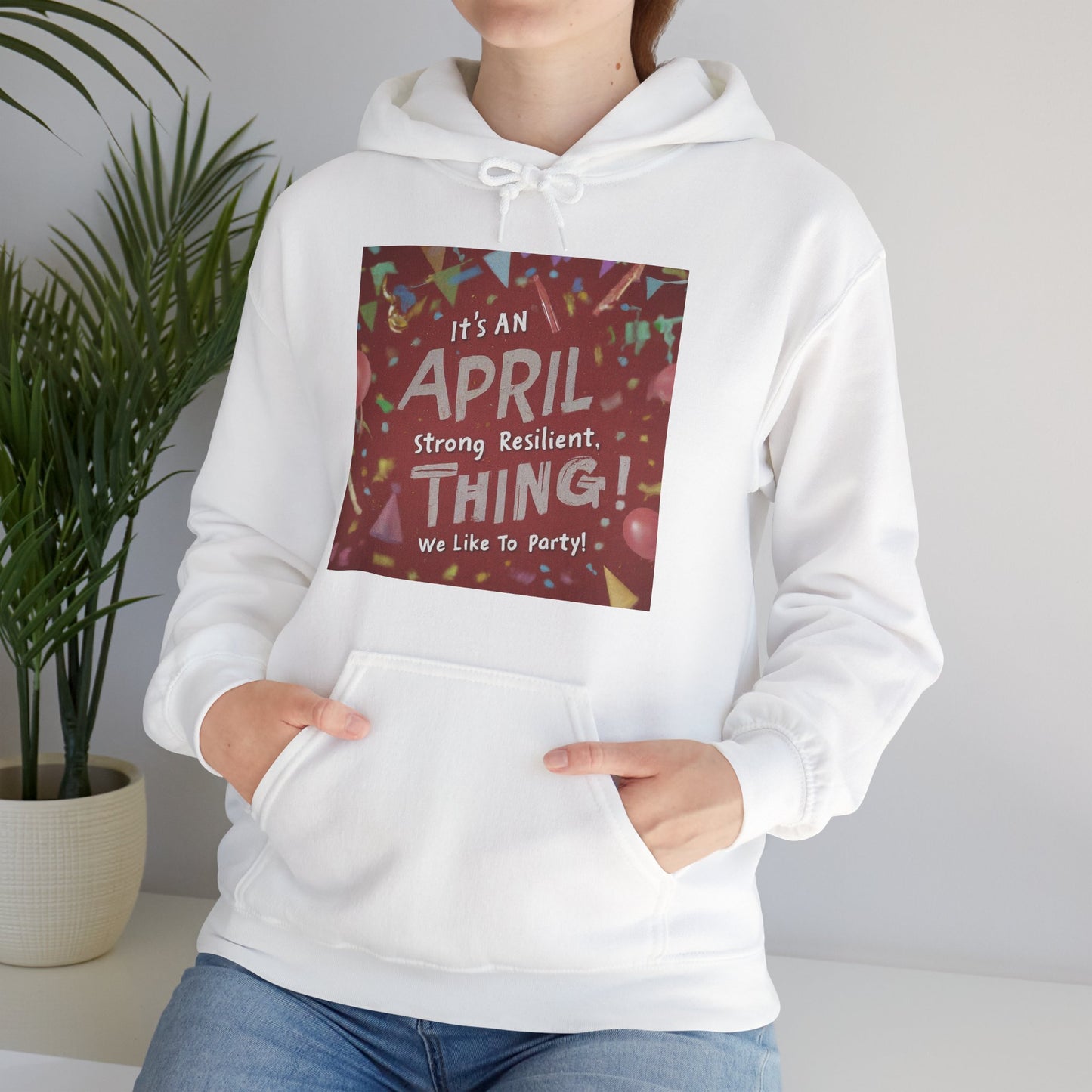 It's on April thing Unisex Heavy Blend™ Hooded Sweatshirt