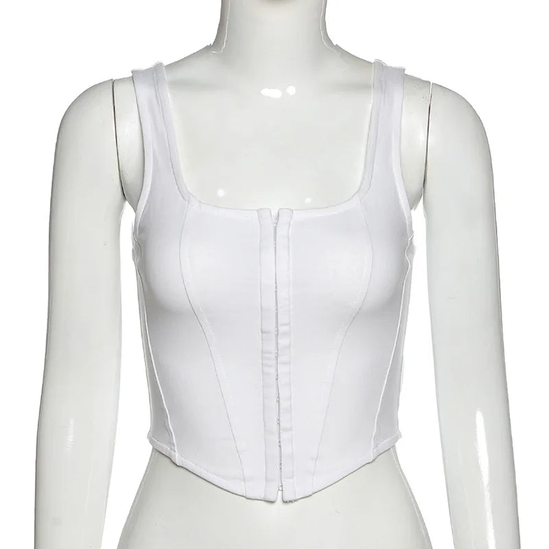 Sexy Bustier Crop Tops | Black & White 2024|2025