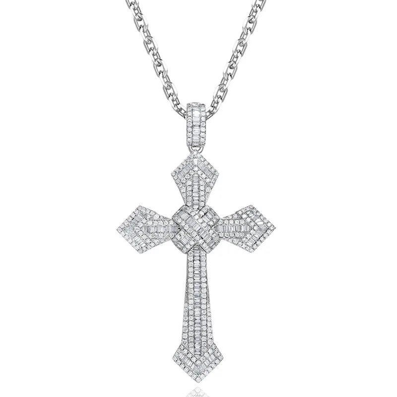 Diamond Cross Pendant Necklace | Wedding & Party Jewelry