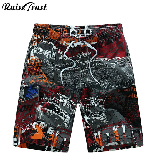 Men's Shorts Mens Summer Beach  beach shorts  Men Boardshorts Man  Board Short Pants 2018 Quick Dry Silver Casual shorts