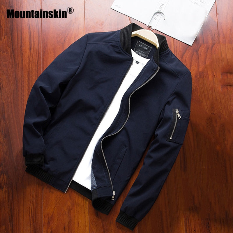 M2k trends Men's Spring Autumn Bomber Jacket Slim Fashion