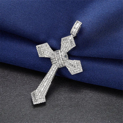 Diamond Cross Pendant Necklace | Wedding & Party Jewelry