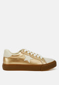 Jumping jacks Metallic Faux Leather Star Sneakers-0