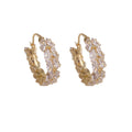 Special-interest Design Zircon Wheat Ring Ear Clip