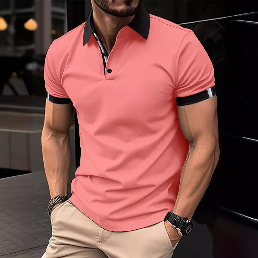 Short Sleeves Shirt M2k Trends - Men's Casual Solid Color