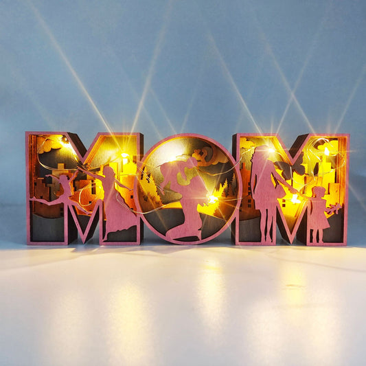 Mothers Day Fathers Day Wooden Crafts Decoration Creative Home Decoration