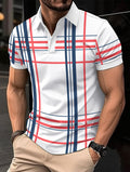 Affordable Men's Printed Lapel Button Shirt - M2k Trends