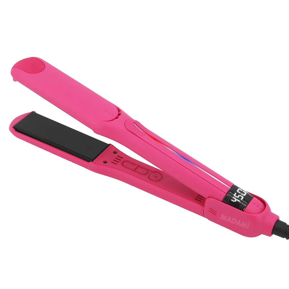 Infrared Hair Straightener Curler Titanium Plate Fast Heating Flat Iron 230℃ / 450°F Professional Salon Styling Tool 110V-240V