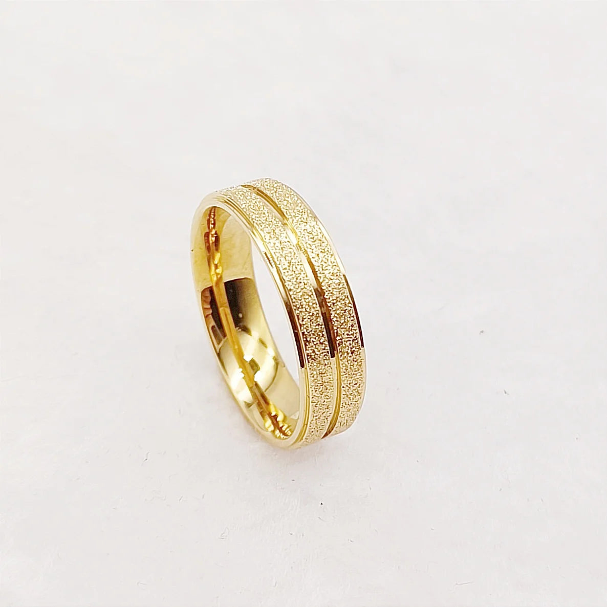 Titanfitz Custom Engraved Titanium & Stainless Steel Wedding Bands – His and Hers Rings with Cubic Zirconia