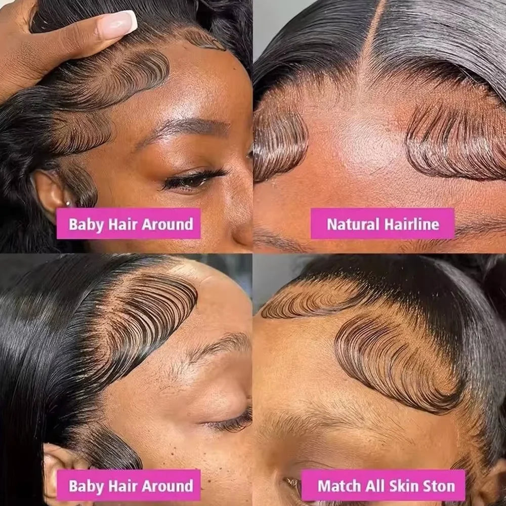 250 Density Body Wave HD Lace Front Wig | 13x4 & 13x6 Glueless | Pre-Plucked | 14"-42"